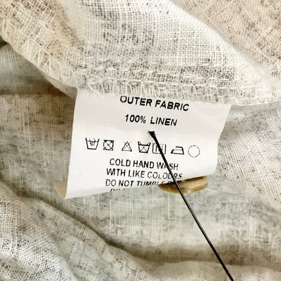 We Are Kindred Madeline Floral Linen Pintuck Pleated Mini Dress US 6 - Picture 8 of 8